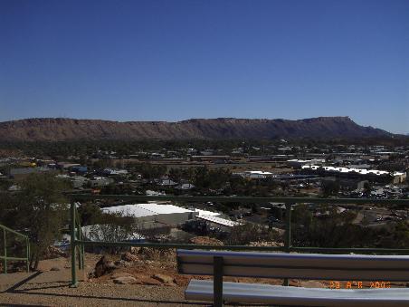 Blick ueber Alice Springs