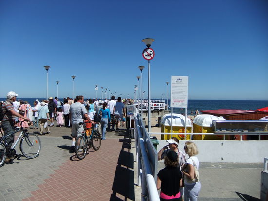 Seebrücke in Sopot