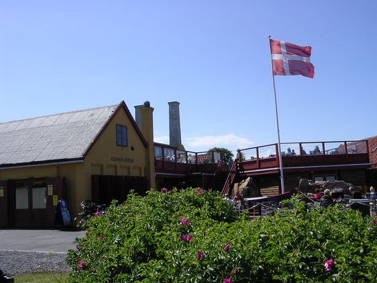 Die Räucherei in Gudhjem direkt am Hafen