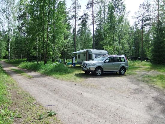 fast alleine im Wald