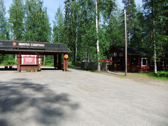 Einfahrt Camping Imatra