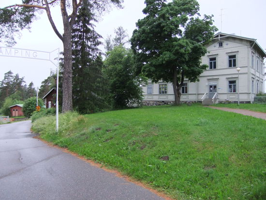 Rezeptionsgebäude Camping Vuohimäki