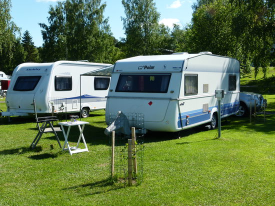 Eindruck vom Campingplatz in Rovaniemi