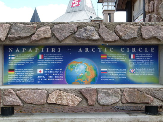 Erklärung zum Polarkreis, mehrsprachig