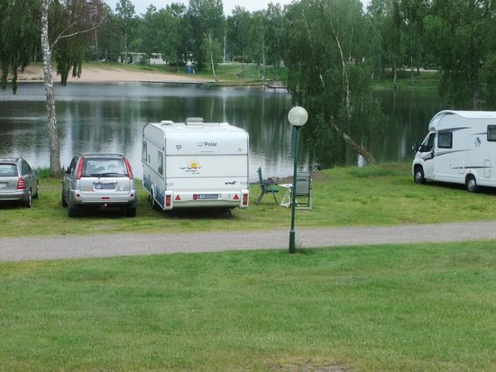 Mit Blick auf den See