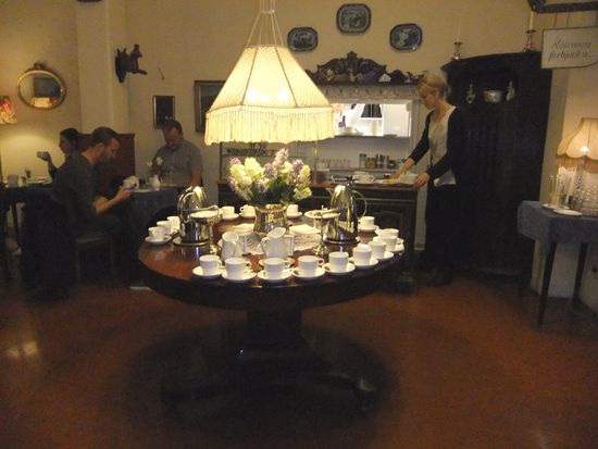 Kaffeetafel zur freien Verwendung