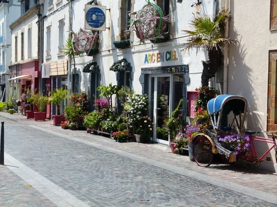 Blumenladen in Quiberon