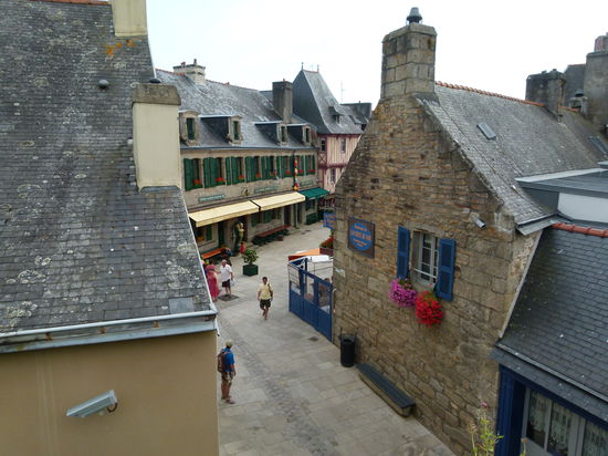 Blick in die leeren Gassen