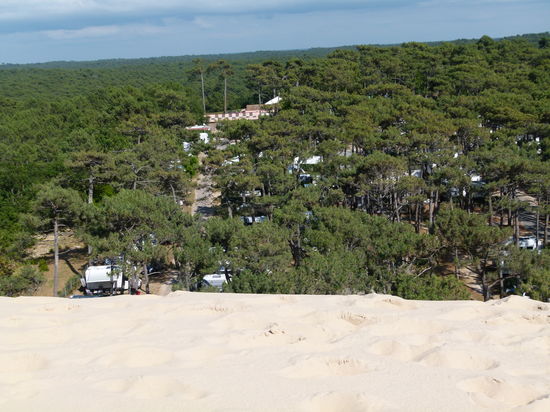 Blick über den Campingplatz