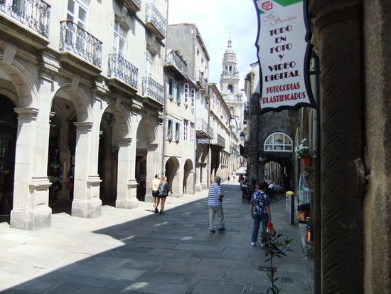 Arkadengänge in Santiago