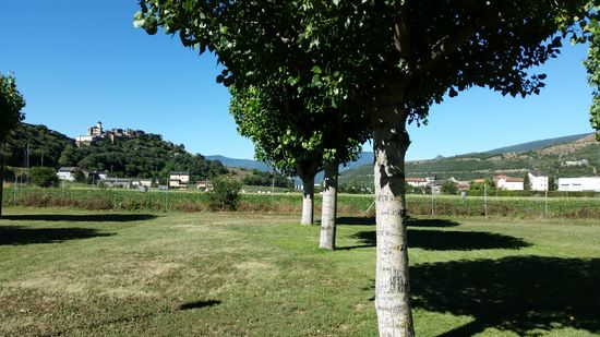 Aussicht vom Wohnwagen