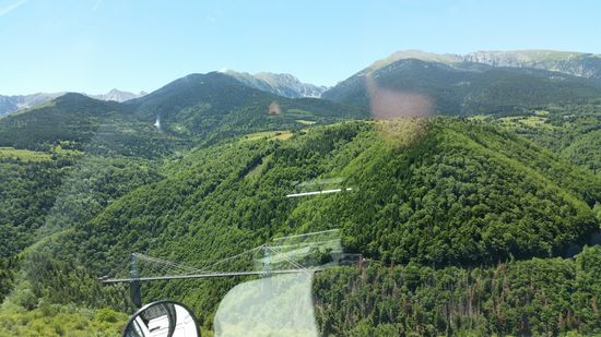 Eisenbahnbrücke in Miniatur