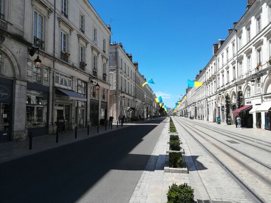 Einkaufsstraße in Orléans