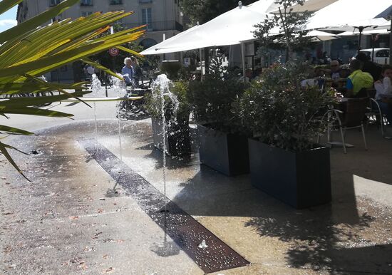 Abkühlung in der Stadt