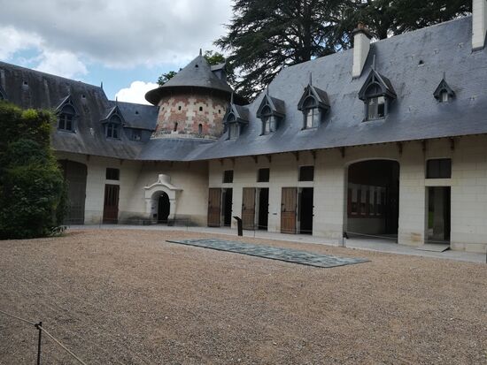 Pferdeställe im Schloß, auch die Pferde hatten es gut