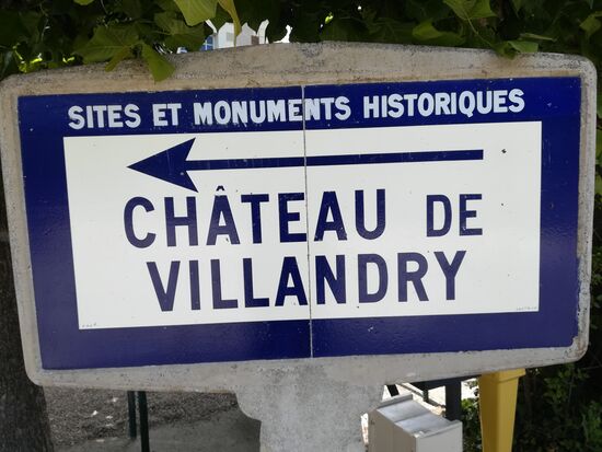 Eingang zum Schloß Villandry