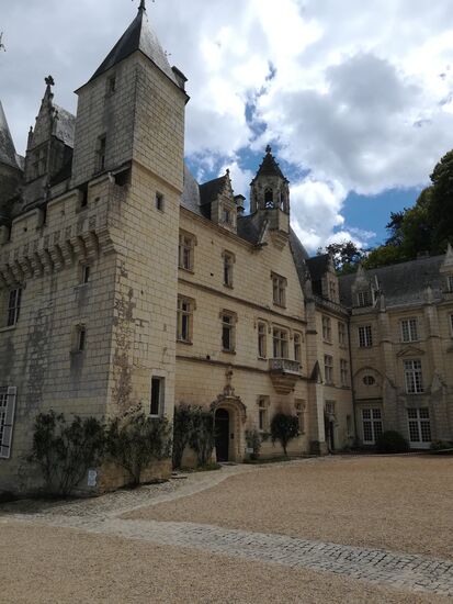 Innenhof Schloß Ussé