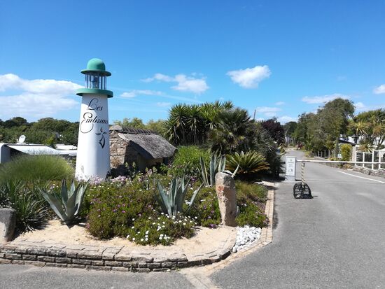 Einfahrt Camping Les Embruns