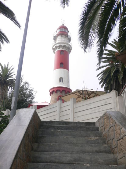 Das unübersehbare Wahrzeichen von Swakopmund, der Leuchtturm, wurde 1902 erbaut und 1910 auf 21 m erhöht