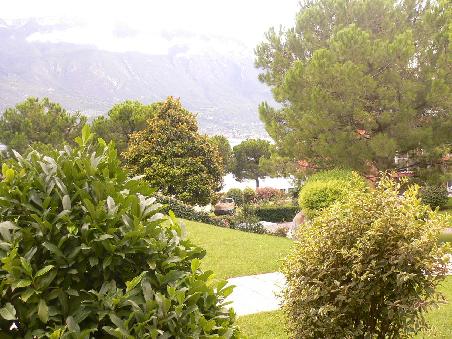 Blick von unserer Terrasse auf den Gardasee