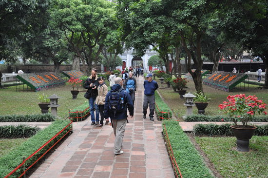 Hier sind wir im Literaturtempel