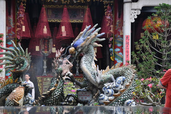 An jeder Ecke gibt es hier kleine Tempel