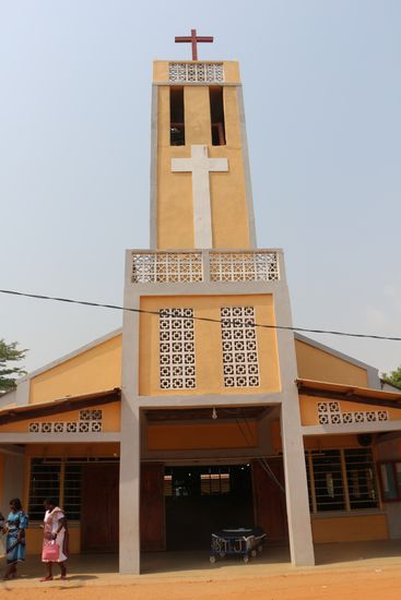 Die katholische Kirche in Grand Popo