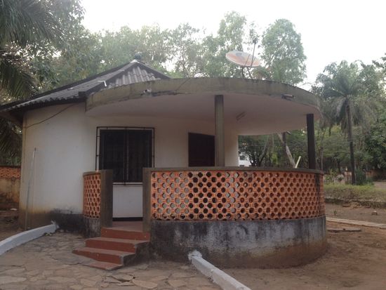 Mein Quartier im Hotel Central in Sokodé