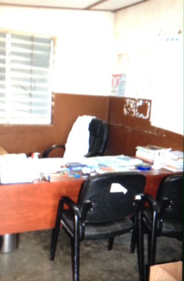 Das Konsultationszimmer in der Ambulanz