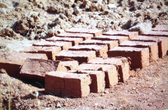 Ziegel für den Hausbau