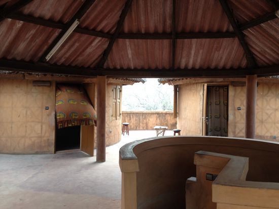 Die Loge im Stil der burgenähnliche errichteten Tata Tamberma ( in Benin Tata Somba).