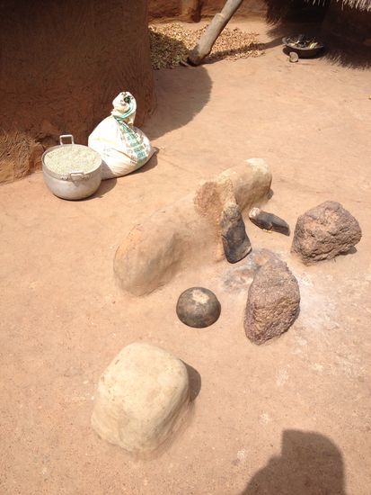 Kochstelle auf der Terrasse