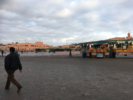 Der Gauklerplatz am frühen Morgen
