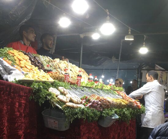 Hier suchten wir unser Abschiedsessen aus