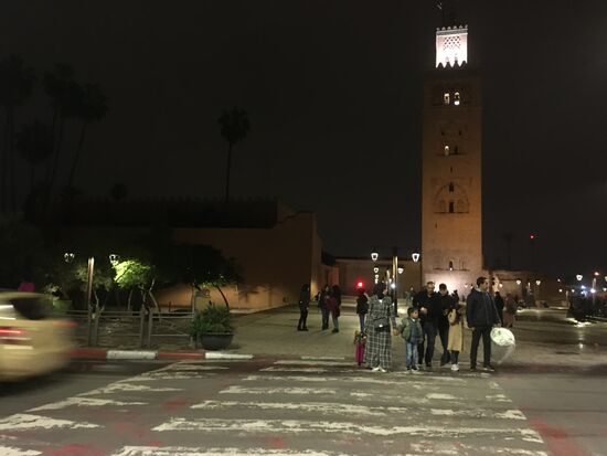 Minarett der Koutoubia Moschee