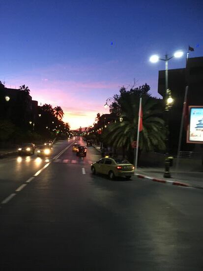 07:36 Uhr - in den Straßen von Marrakesch-