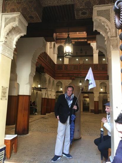 Blick ins Innere der Karawanserei