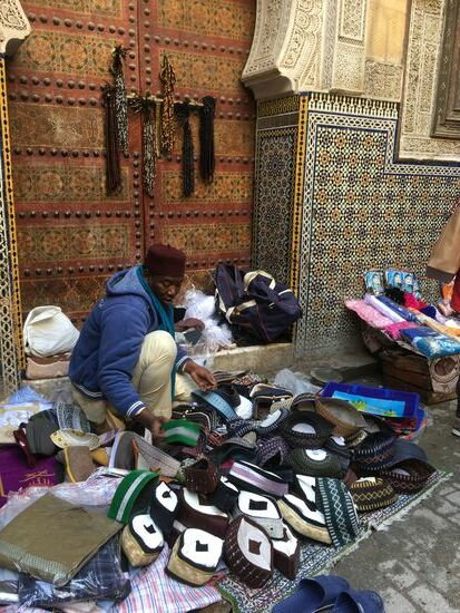 Der Senegalese ließ sich fotografieren