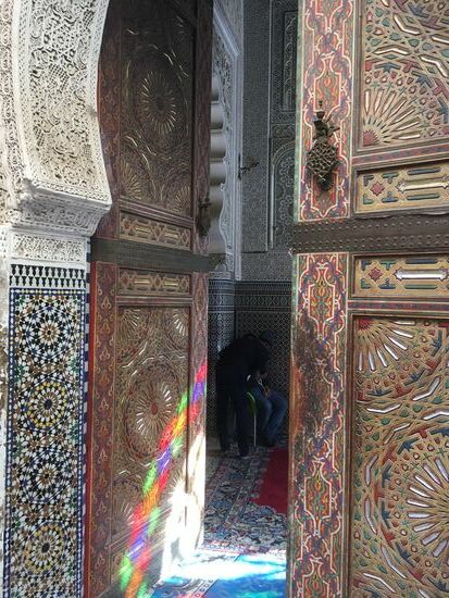 Kurzen Blick ins Innere geworfen