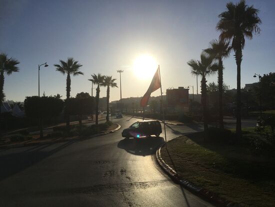 Sonnenaufgang in Meknès