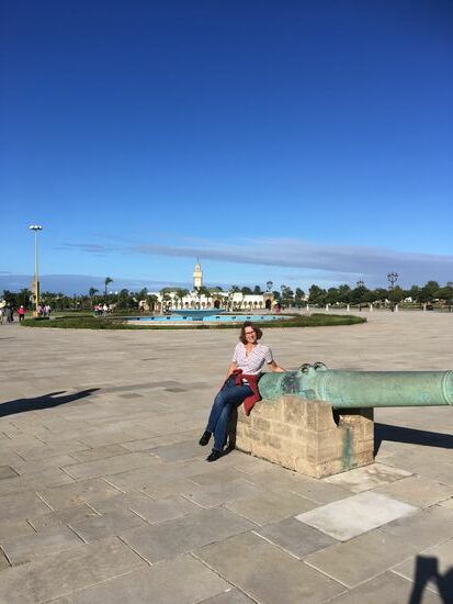 Vor dem Amtssitz des Königs in Rabat