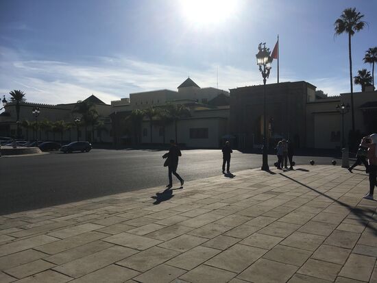 Der Amtssitz des Königs – leider im Gegenlicht