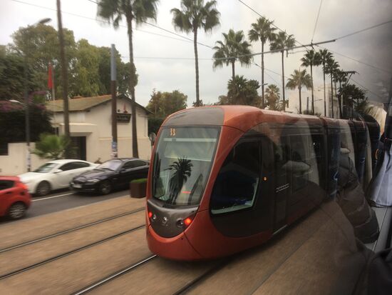 Straßenbahn gibt es hier auch