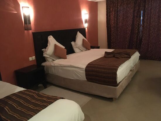 Unser Zimmer im Hotel Zalagh Kasbah