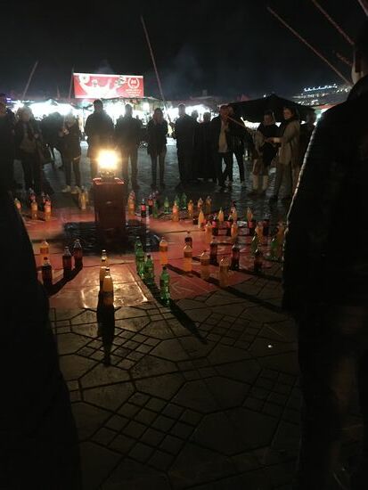 Flaschenangeln auf dem Gauklerplatz