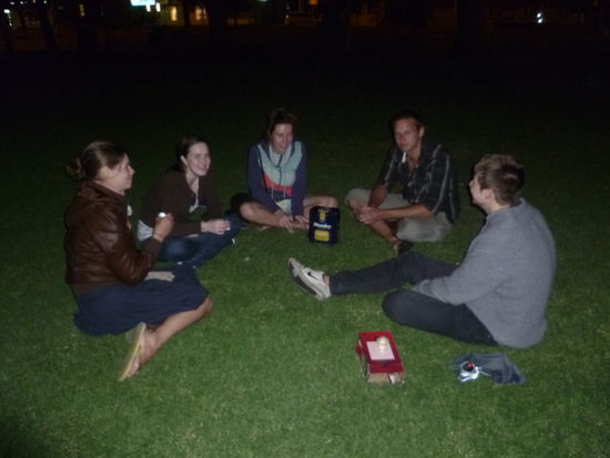 gemütliche Wein-Runde