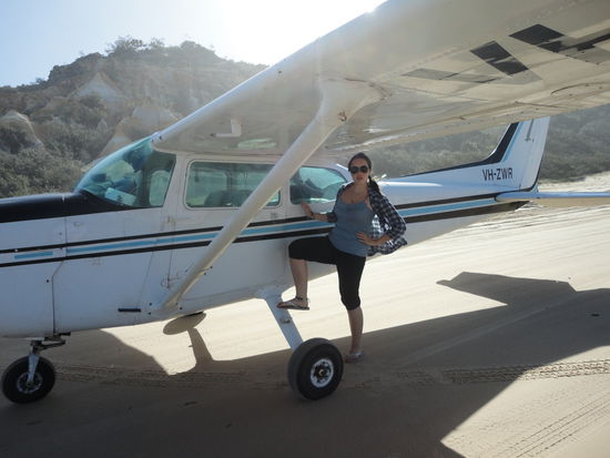 Agnes kleines Privatflugzeug