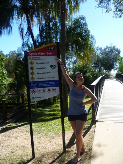 Agnes am Agnes Water Beach 