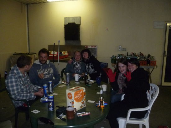 Beginn eines langen Abends