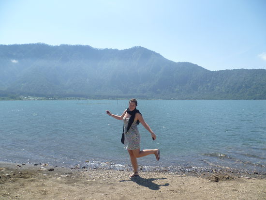 eine vor allem bei japanischen Touristen beliebte Pose 